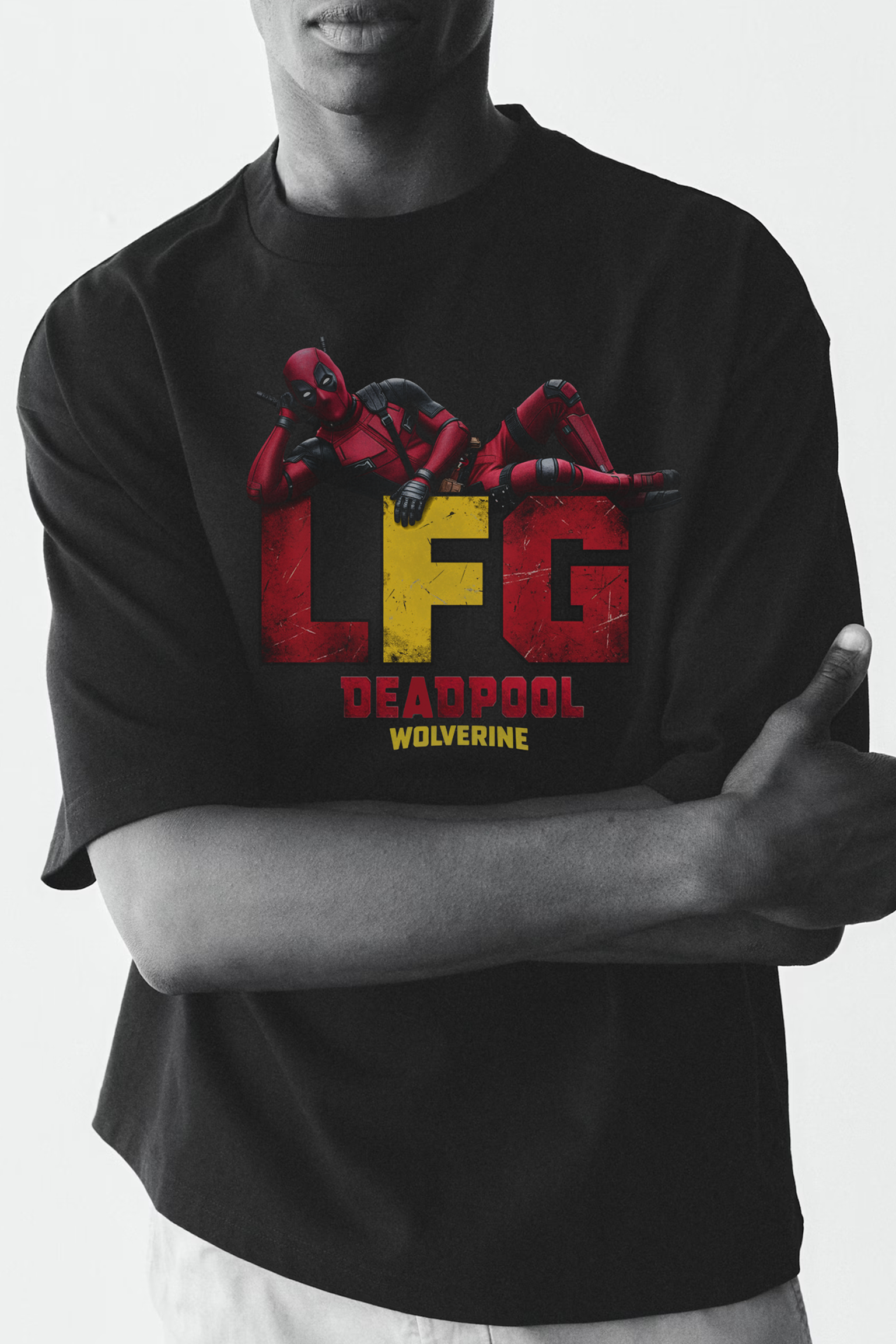 Deadpool "LFG" T-Shirt - OVERSIZED