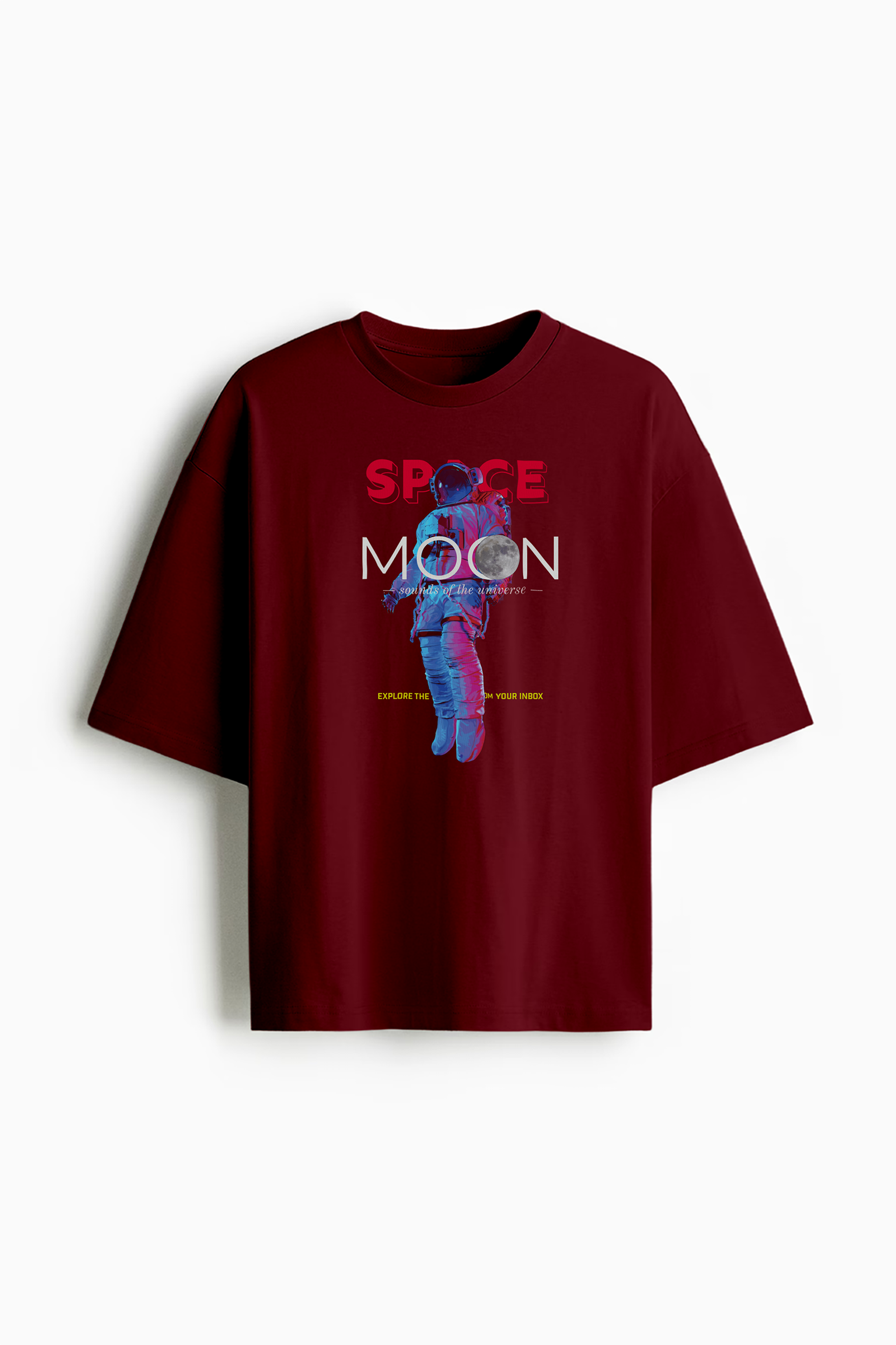 Astronaut Space Moon Graphic T-Shirt || OVERSIZED