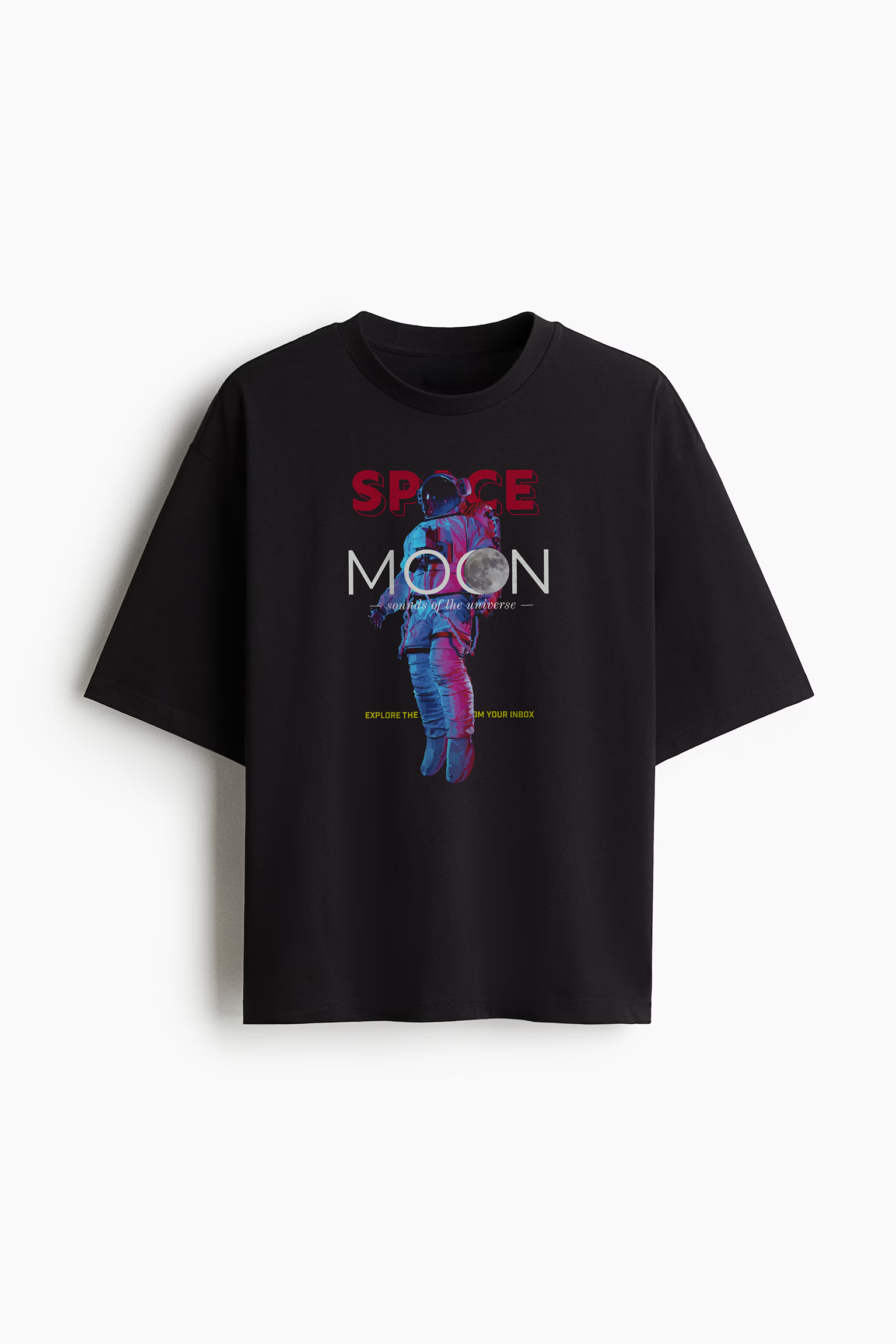 Astronaut Space Moon Graphic T-Shirt || OVERSIZED